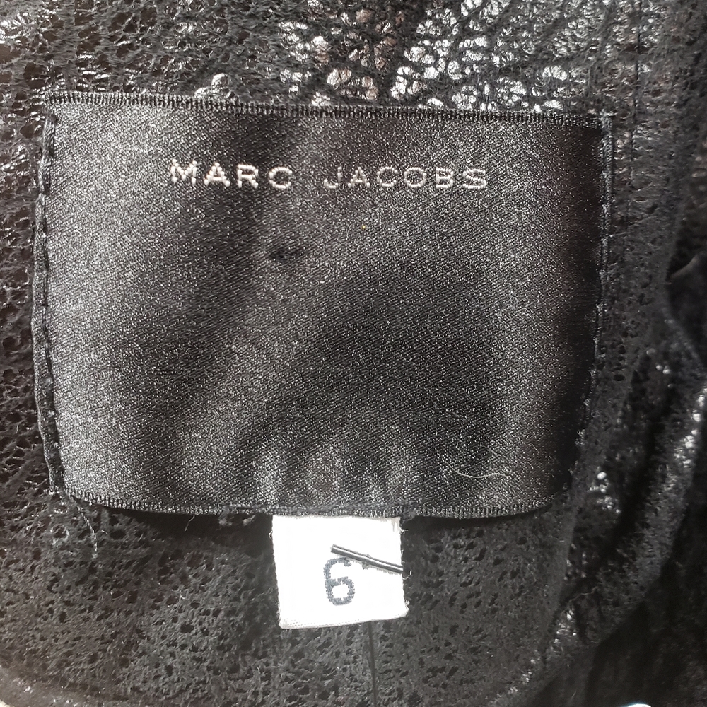 NWOT MARC JACOB'S BLACK 🖤 SHORT SHEARLING JACKET SZ MEDIUM ..... - Picture 9 of 11